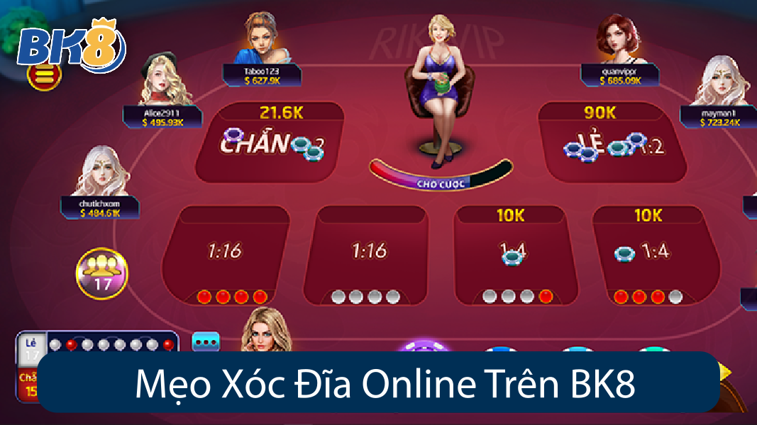 Mẹo Xóc Đĩa Online Trên BK8